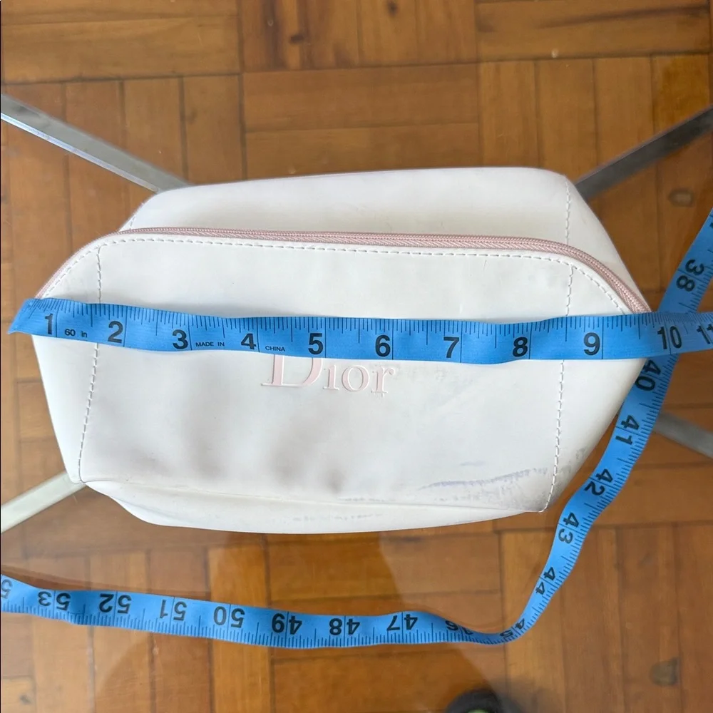Dior Cream Cosmetic Bag
